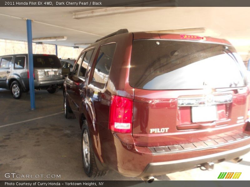 Dark Cherry Pearl / Black 2011 Honda Pilot EX 4WD