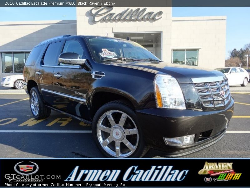 Black Raven / Ebony 2010 Cadillac Escalade Premium AWD