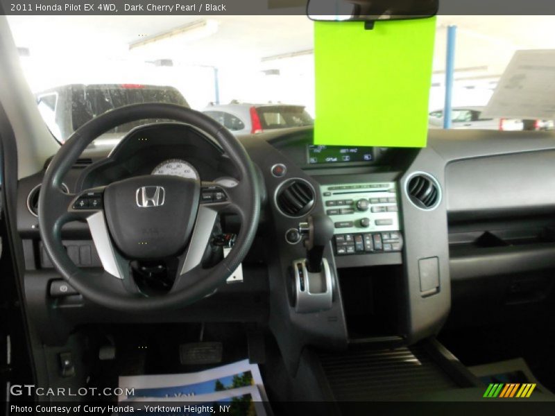 Dark Cherry Pearl / Black 2011 Honda Pilot EX 4WD