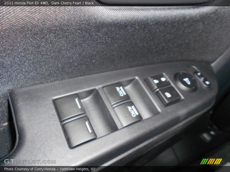 Dark Cherry Pearl / Black 2011 Honda Pilot EX 4WD