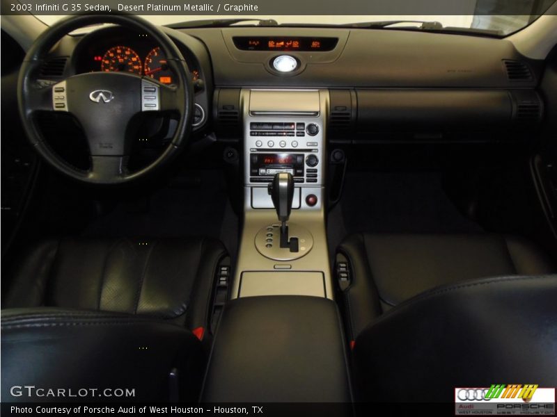Desert Platinum Metallic / Graphite 2003 Infiniti G 35 Sedan