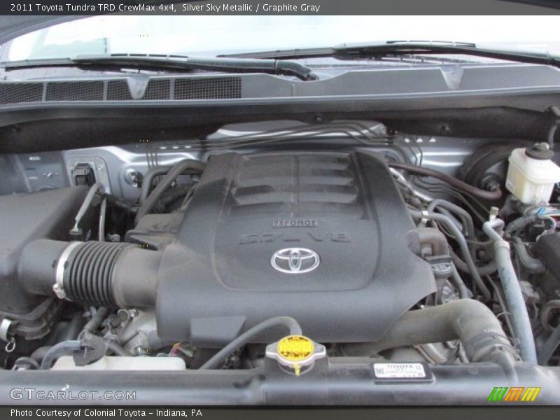 Silver Sky Metallic / Graphite Gray 2011 Toyota Tundra TRD CrewMax 4x4