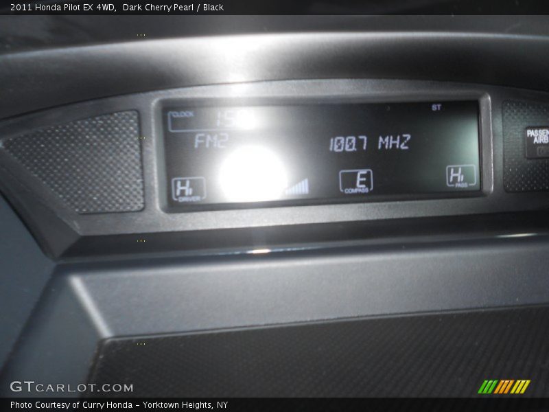 Dark Cherry Pearl / Black 2011 Honda Pilot EX 4WD
