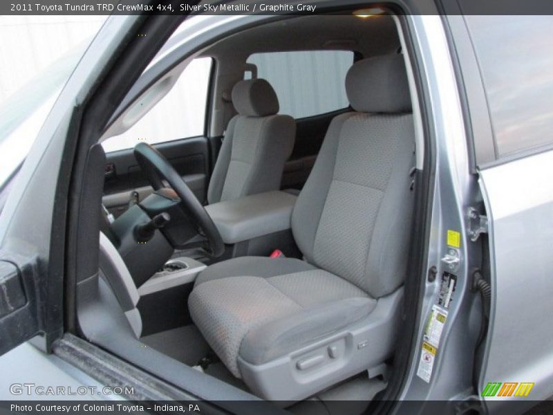 Silver Sky Metallic / Graphite Gray 2011 Toyota Tundra TRD CrewMax 4x4