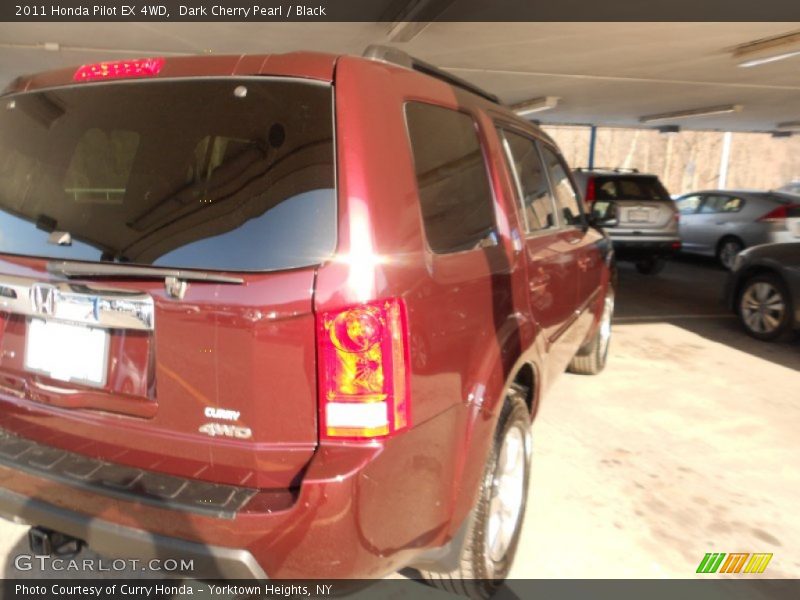 Dark Cherry Pearl / Black 2011 Honda Pilot EX 4WD