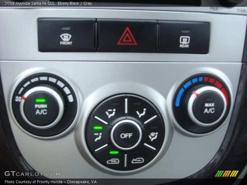 Controls of 2009 Santa Fe GLS