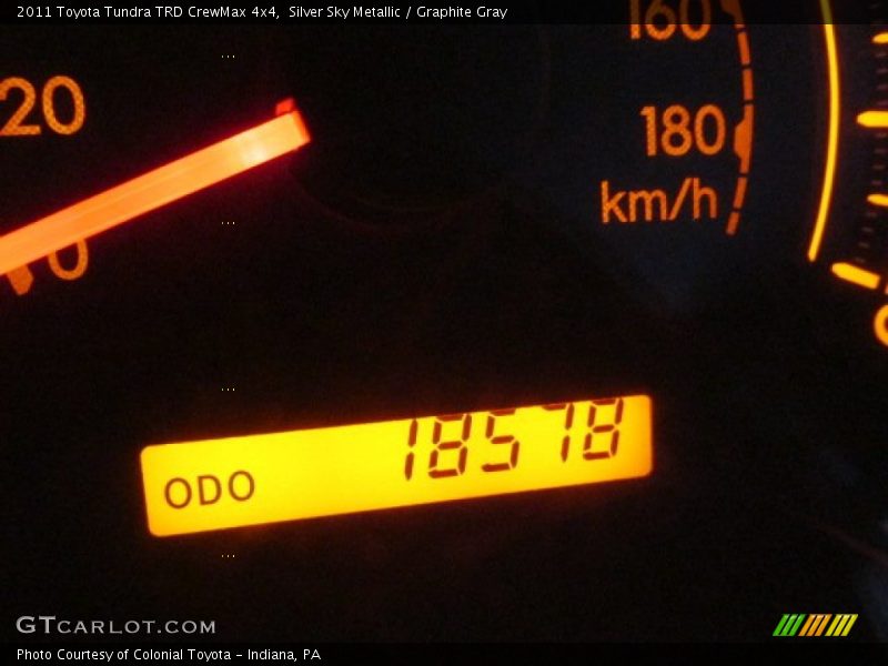 Silver Sky Metallic / Graphite Gray 2011 Toyota Tundra TRD CrewMax 4x4