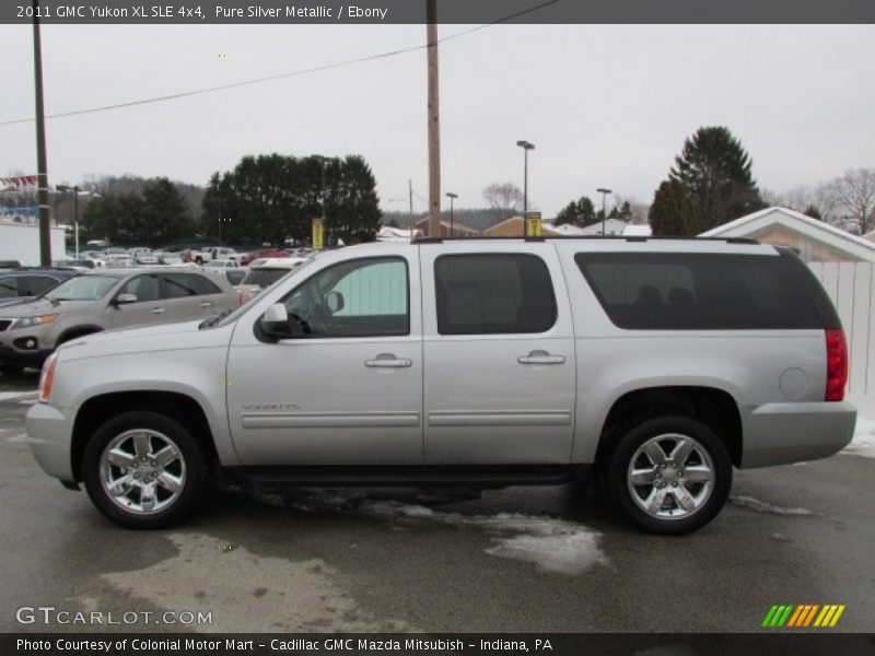 Pure Silver Metallic / Ebony 2011 GMC Yukon XL SLE 4x4