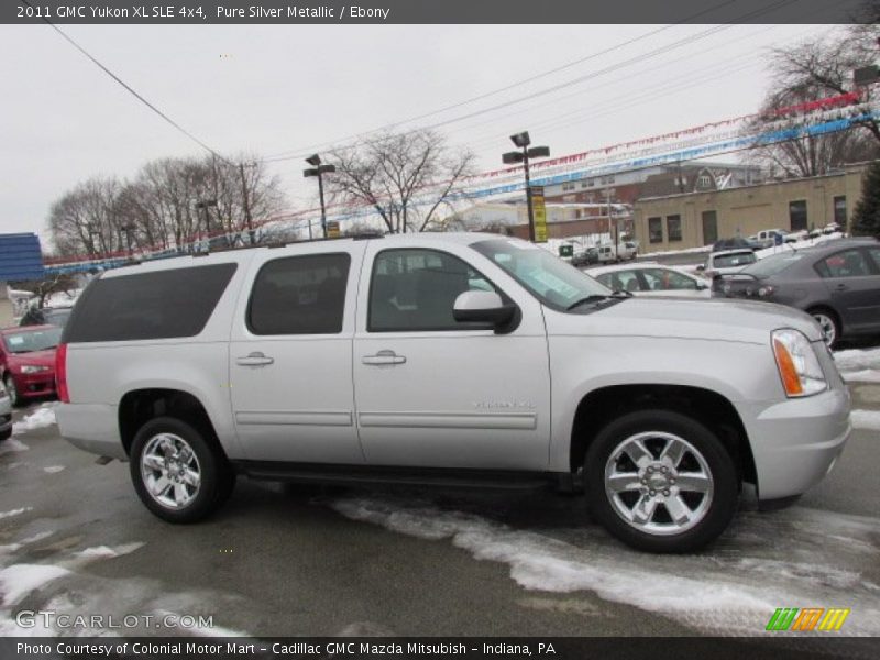 Pure Silver Metallic / Ebony 2011 GMC Yukon XL SLE 4x4