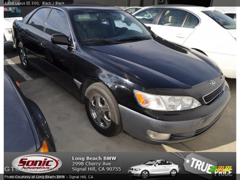 Black / Black 1998 Lexus ES 300