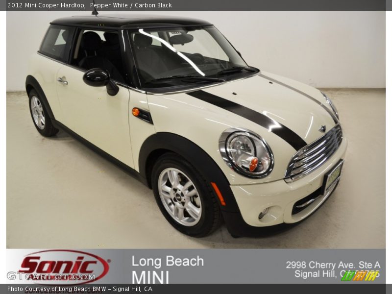 Pepper White / Carbon Black 2012 Mini Cooper Hardtop