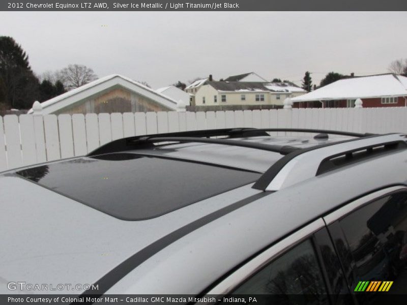 Silver Ice Metallic / Light Titanium/Jet Black 2012 Chevrolet Equinox LTZ AWD