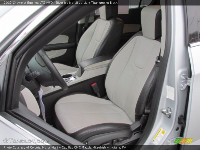 Silver Ice Metallic / Light Titanium/Jet Black 2012 Chevrolet Equinox LTZ AWD