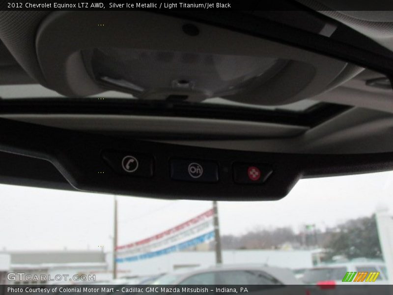 Silver Ice Metallic / Light Titanium/Jet Black 2012 Chevrolet Equinox LTZ AWD