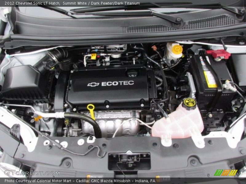Summit White / Dark Pewter/Dark Titanium 2012 Chevrolet Sonic LT Hatch