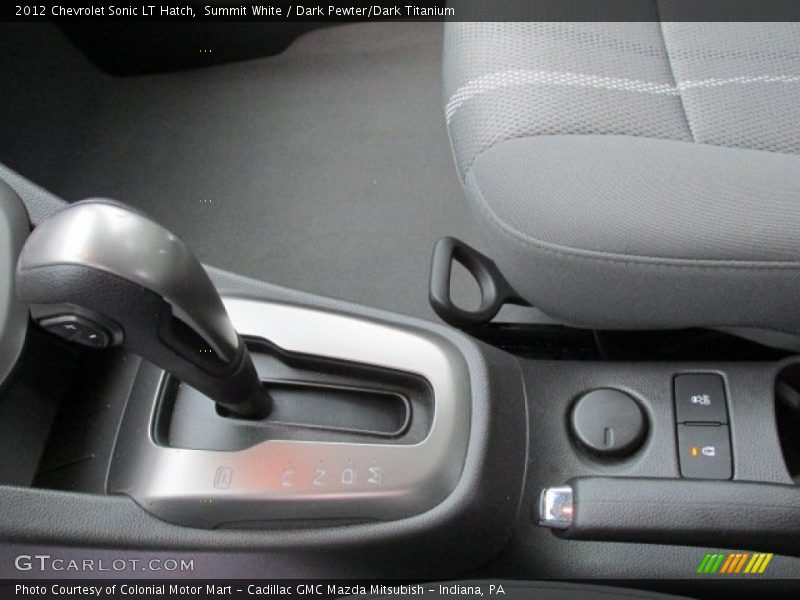 Summit White / Dark Pewter/Dark Titanium 2012 Chevrolet Sonic LT Hatch