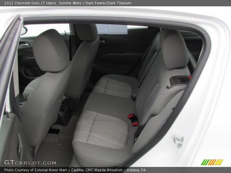 Summit White / Dark Pewter/Dark Titanium 2012 Chevrolet Sonic LT Hatch