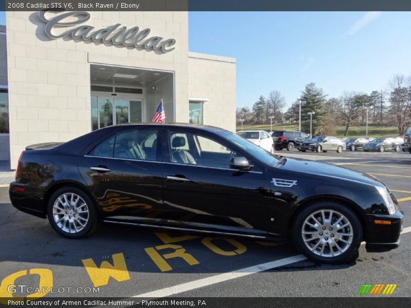 Black Raven / Ebony 2008 Cadillac STS V6