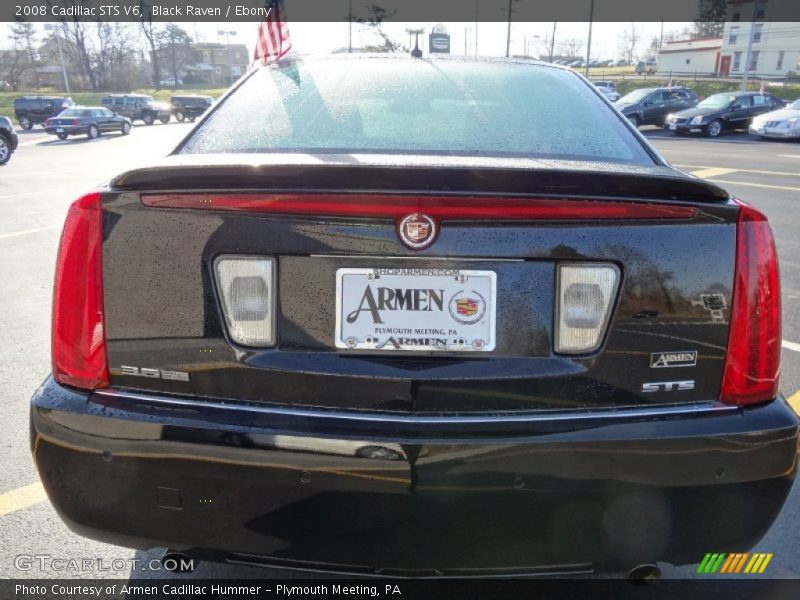 Black Raven / Ebony 2008 Cadillac STS V6