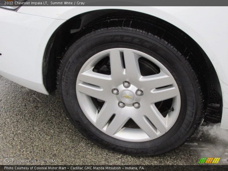 Summit White / Gray 2012 Chevrolet Impala LT
