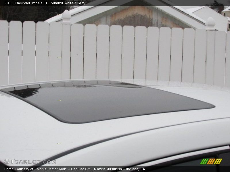 Summit White / Gray 2012 Chevrolet Impala LT