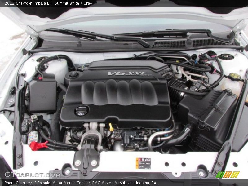 Summit White / Gray 2012 Chevrolet Impala LT