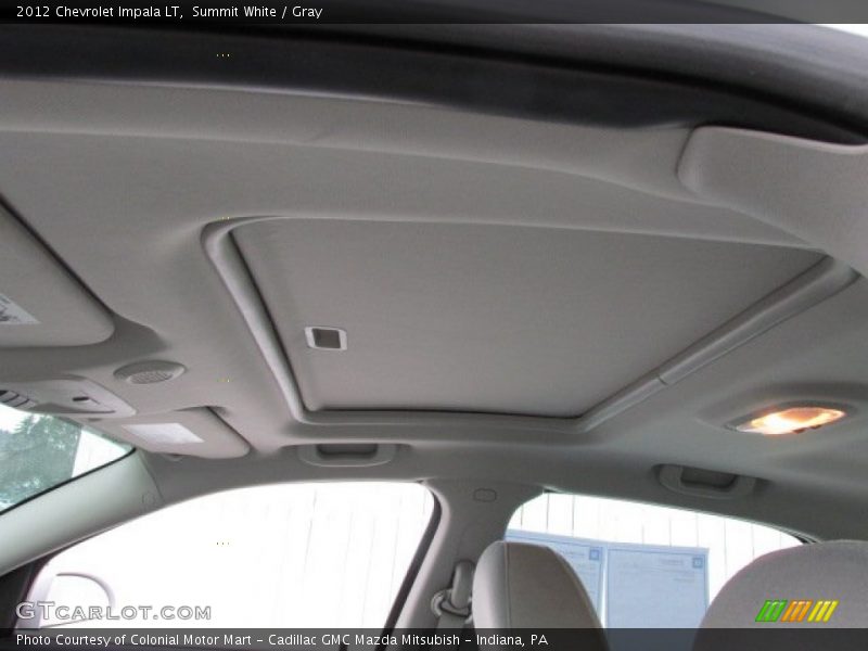 Summit White / Gray 2012 Chevrolet Impala LT