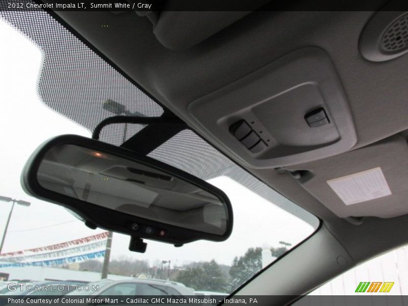 Summit White / Gray 2012 Chevrolet Impala LT