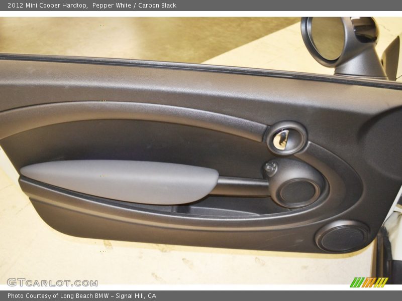 Pepper White / Carbon Black 2012 Mini Cooper Hardtop