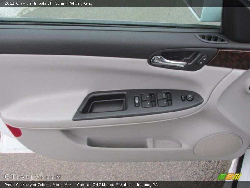 Summit White / Gray 2012 Chevrolet Impala LT