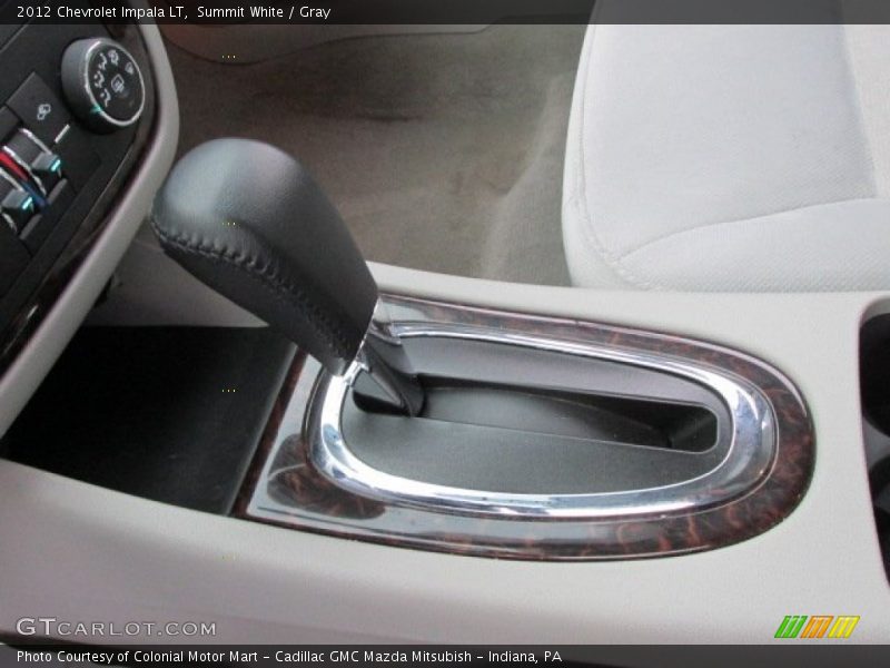 Summit White / Gray 2012 Chevrolet Impala LT