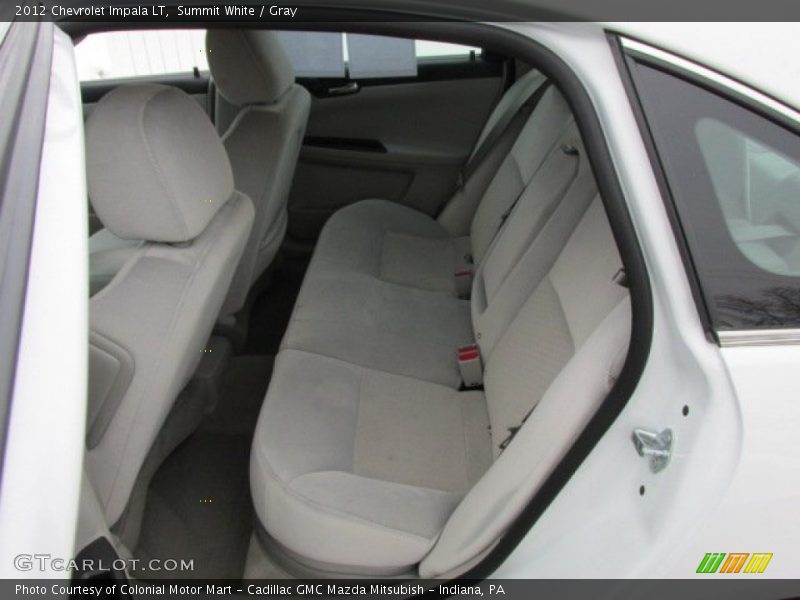 Summit White / Gray 2012 Chevrolet Impala LT