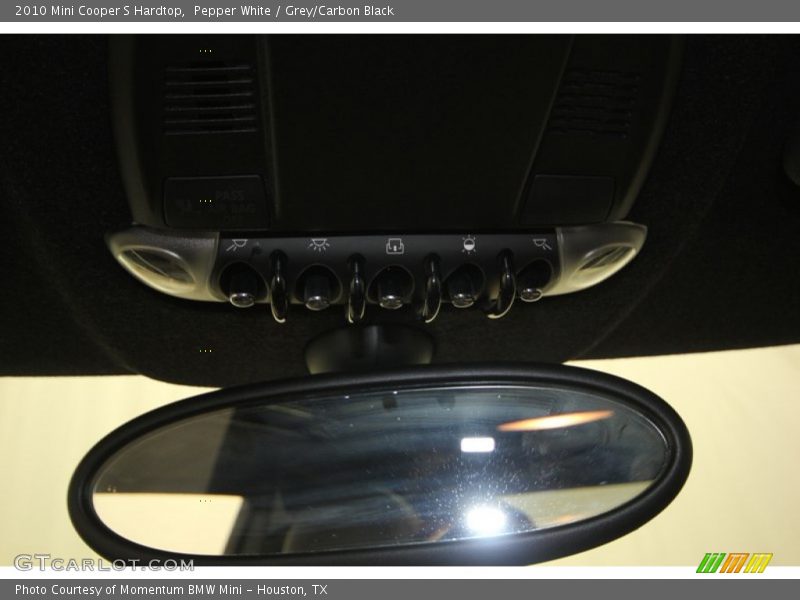 Pepper White / Grey/Carbon Black 2010 Mini Cooper S Hardtop