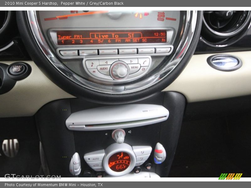 Pepper White / Grey/Carbon Black 2010 Mini Cooper S Hardtop