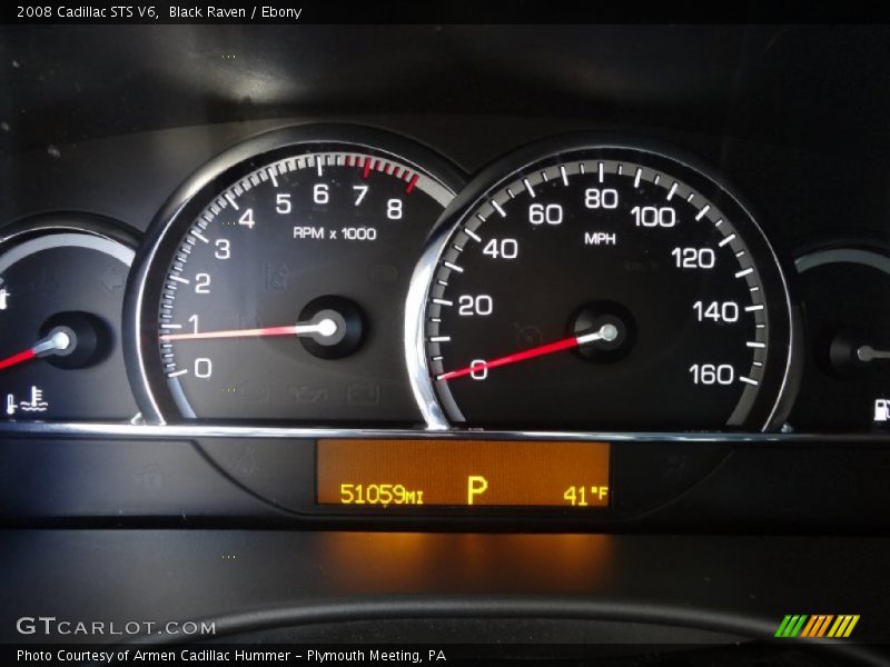 Black Raven / Ebony 2008 Cadillac STS V6