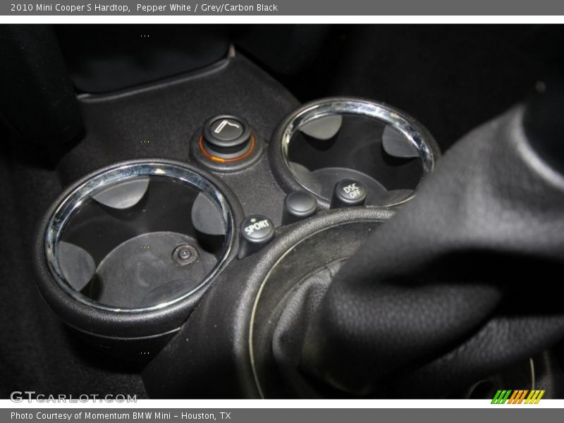 Pepper White / Grey/Carbon Black 2010 Mini Cooper S Hardtop