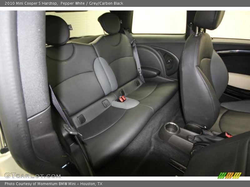 Pepper White / Grey/Carbon Black 2010 Mini Cooper S Hardtop