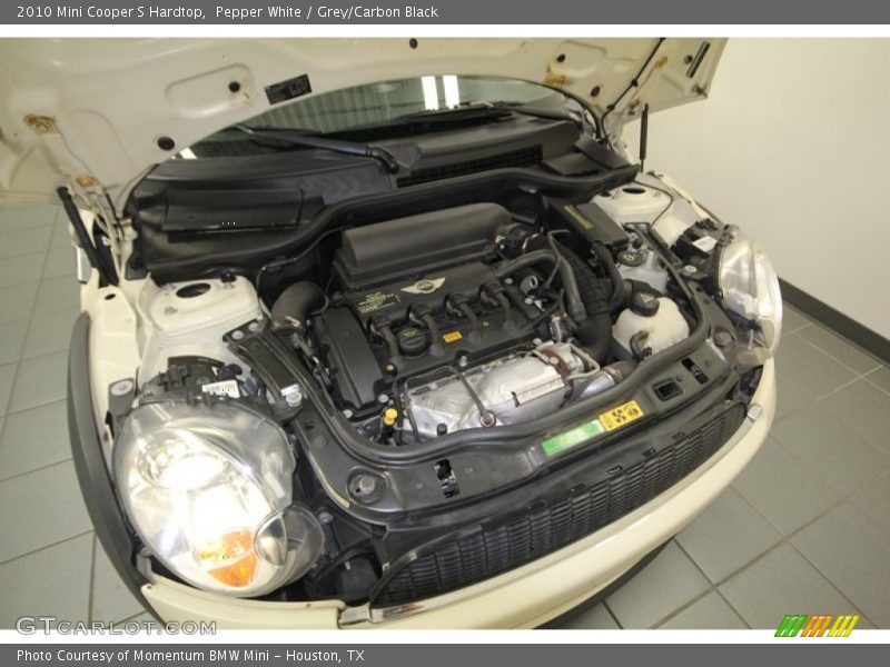 Pepper White / Grey/Carbon Black 2010 Mini Cooper S Hardtop