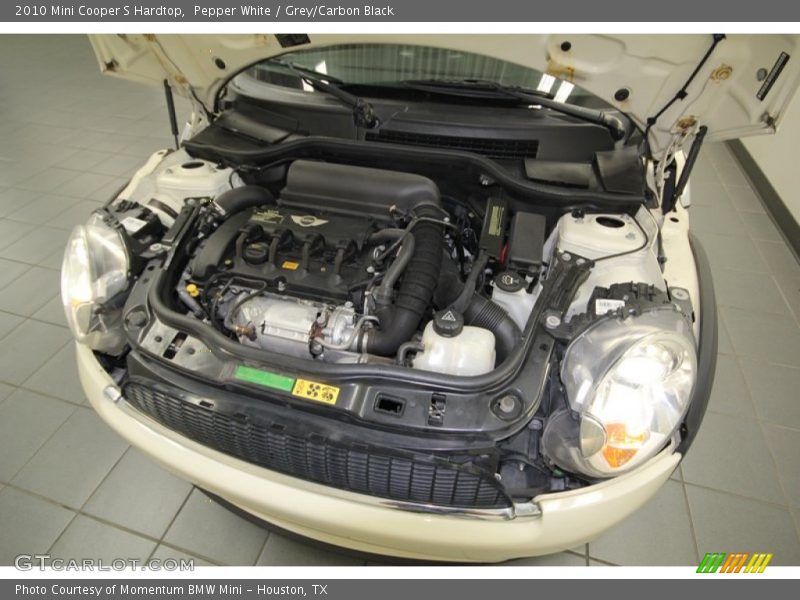 Pepper White / Grey/Carbon Black 2010 Mini Cooper S Hardtop