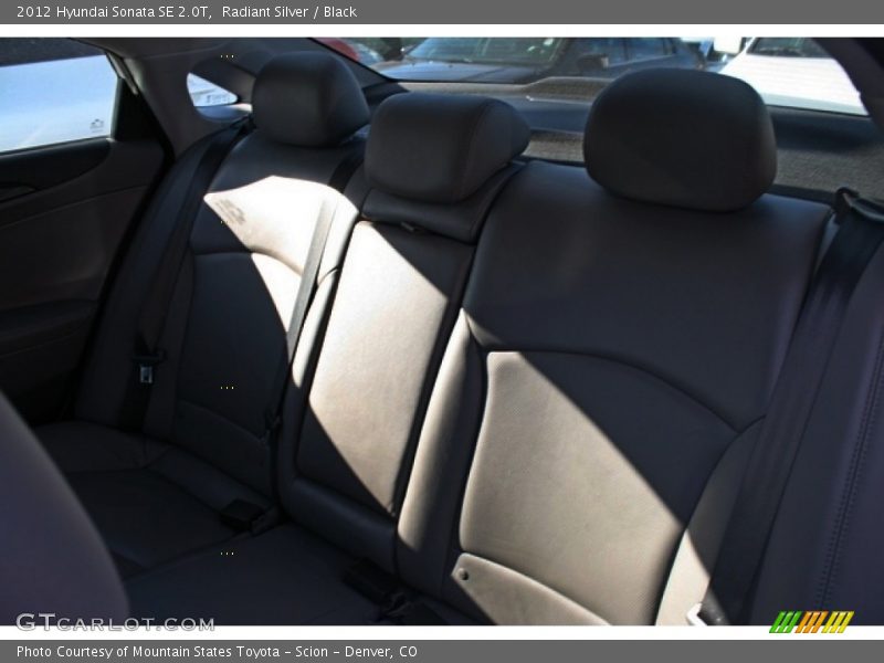 Radiant Silver / Black 2012 Hyundai Sonata SE 2.0T