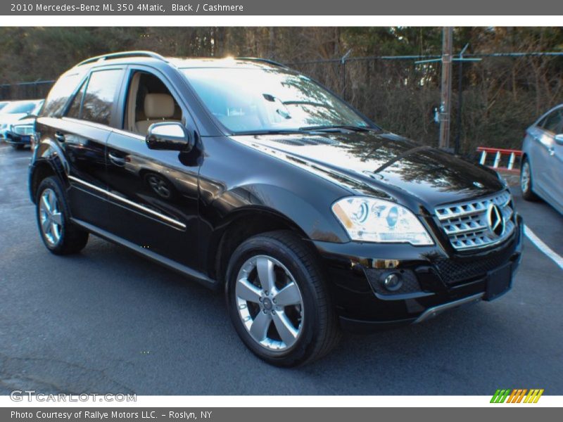Black / Cashmere 2010 Mercedes-Benz ML 350 4Matic