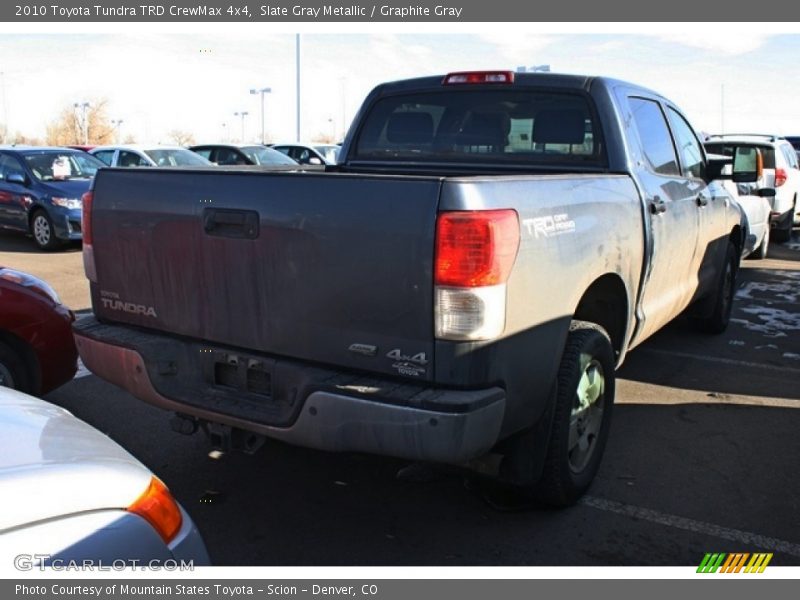 Slate Gray Metallic / Graphite Gray 2010 Toyota Tundra TRD CrewMax 4x4