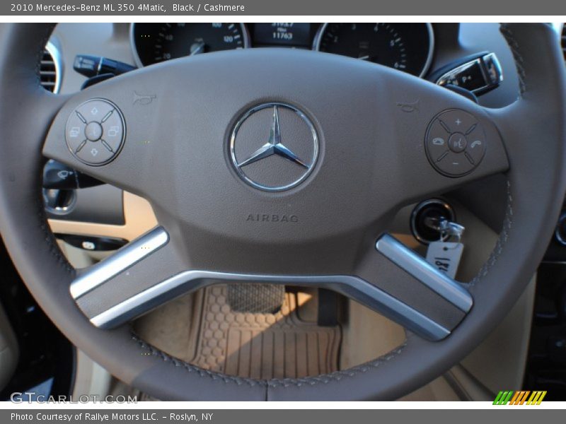 Black / Cashmere 2010 Mercedes-Benz ML 350 4Matic