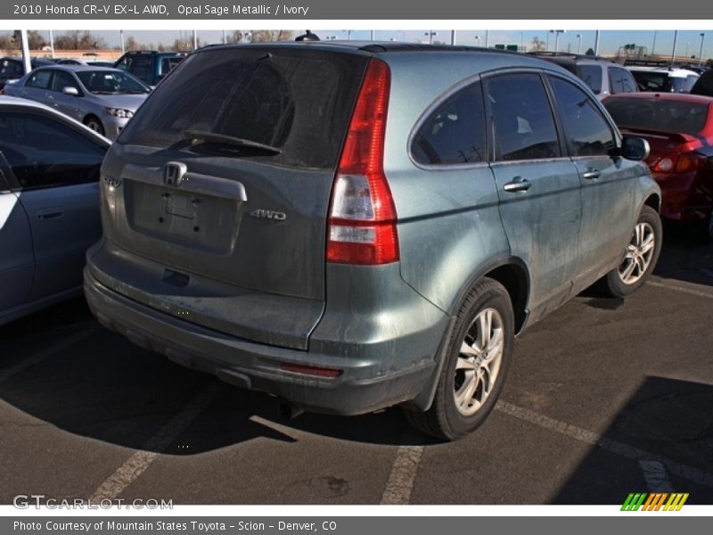 Opal Sage Metallic / Ivory 2010 Honda CR-V EX-L AWD