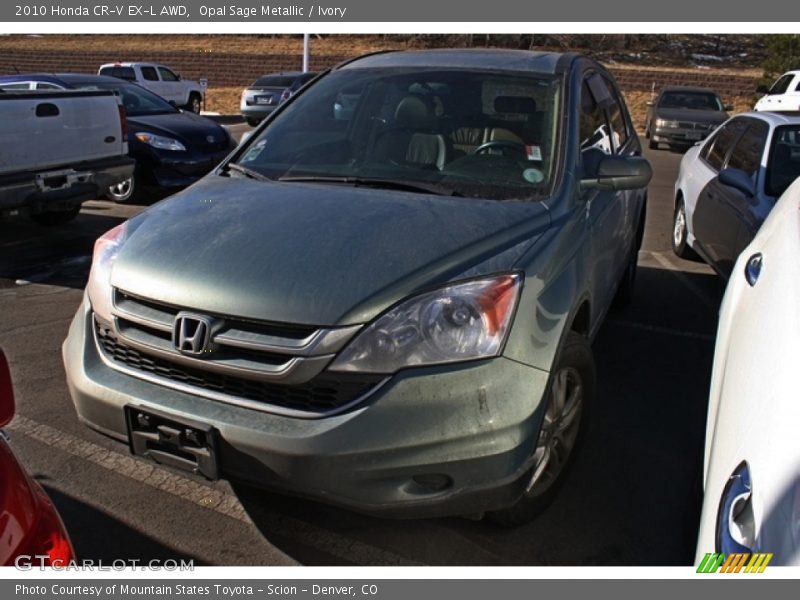Opal Sage Metallic / Ivory 2010 Honda CR-V EX-L AWD