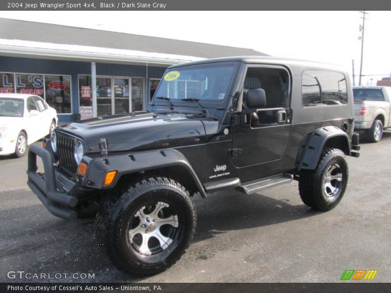 Black / Dark Slate Gray 2004 Jeep Wrangler Sport 4x4