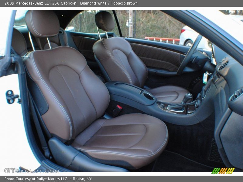 Front Seat of 2009 CLK 350 Cabriolet