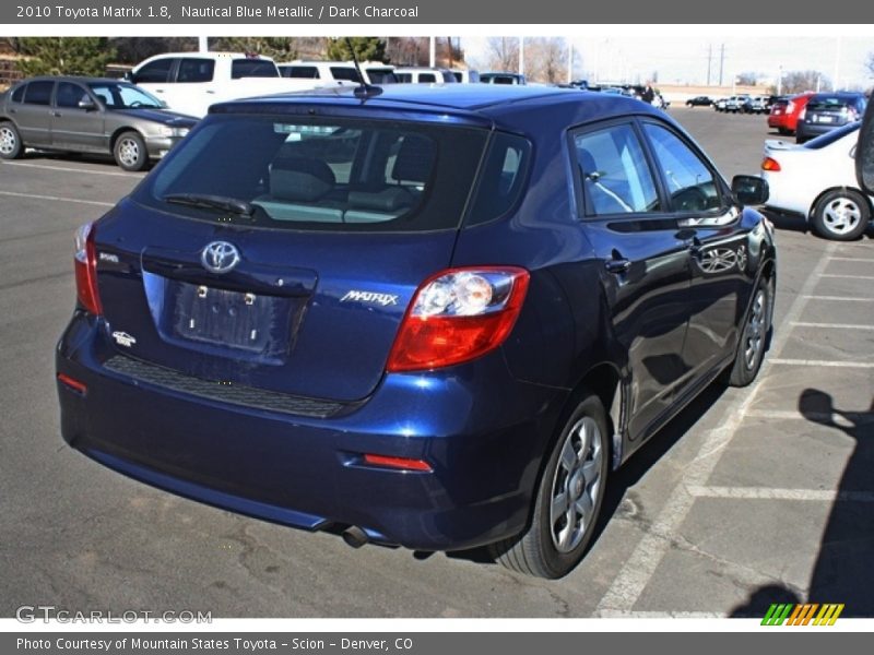 Nautical Blue Metallic / Dark Charcoal 2010 Toyota Matrix 1.8