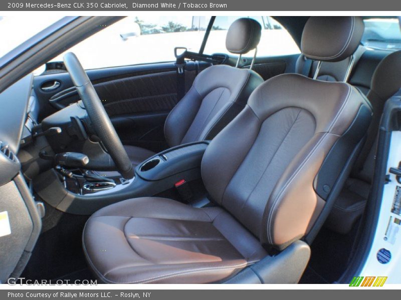 Front Seat of 2009 CLK 350 Cabriolet