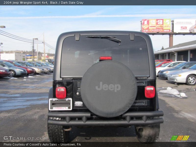 Black / Dark Slate Gray 2004 Jeep Wrangler Sport 4x4